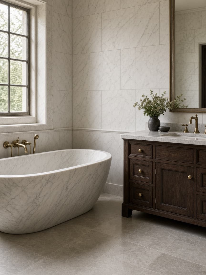 Suite bathroom detail