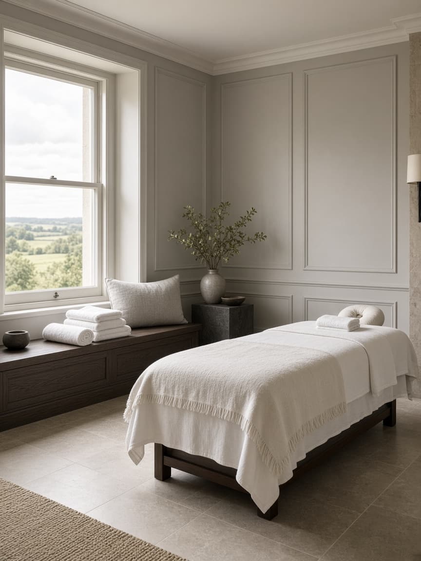 Spa treatment room at Ashbourne Residence